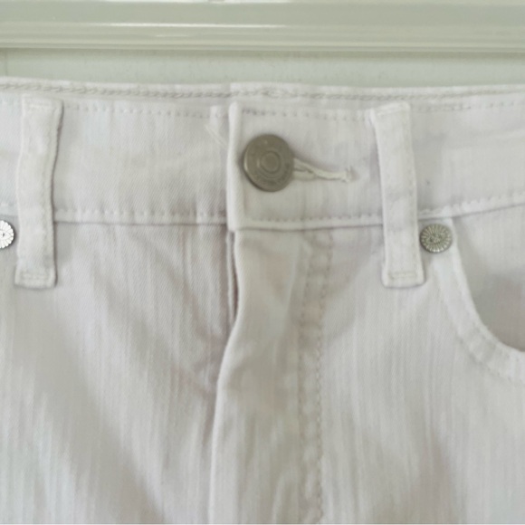 sofia by sofia vergara White Skinny Jeans with Frayed Hem - Picture 5 of 12